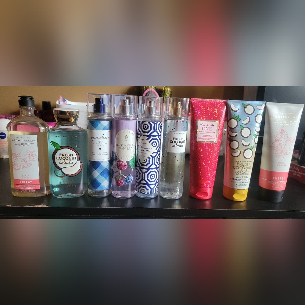Lot of bath and body works